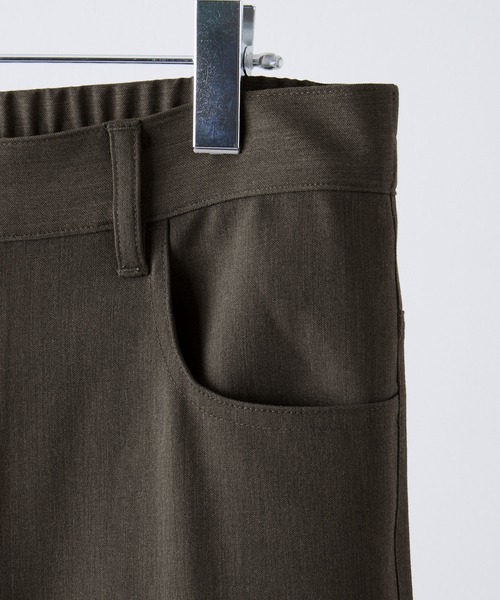 CLEL(クレイル)の「【CLEL】Grace Cloth Pantalon Slacks / グレイスクロス パンタロンスラックス(スラックス・メンズ・ブラック/ダークウッド/グレー・M/XS/L/S)」の11枚目の写真