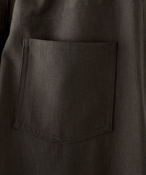 CLEL(クレイル)の「【CLEL】Grace Cloth Pantalon Slacks / グレイスクロス パンタロンスラックス(スラックス・メンズ・ブラック/ダークウッド/グレー・M/XS/L/S)」の12枚目の写真