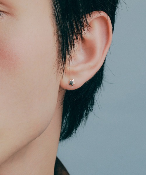 whoseA(フーシー)の「【silver925】Mini Star Pierce / ミニスターピアス(ピアス(両耳用)・レディース・ゴールド/シルバー・FREE)」の2枚目の写真