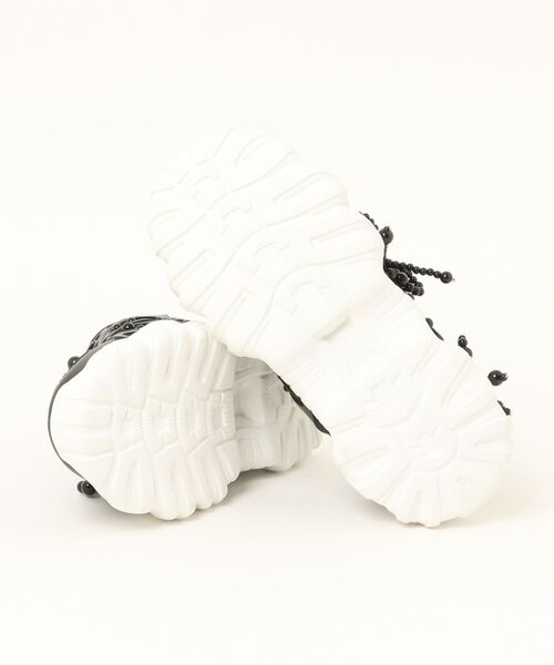 Scrap Book(スクラップブック)の「【MAISON MAVERICK PRESENTS】Bumpy Sole Dad Sneaker-Pearl(スニーカー・レディース・ブラック・23.5/24)」の3枚目の写真