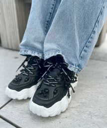 【MAISON MAVERICK PRESENTS】Bumpy Sole Dad Sneaker-Pearl