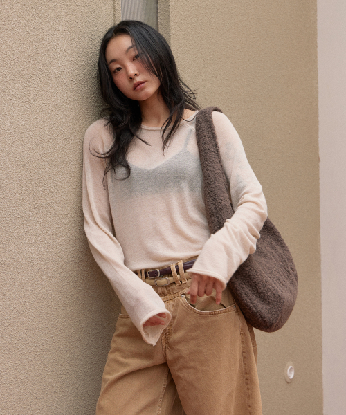HAVEAWHALE(ハブアホエール)の「boucle pebble bag (BR)(ショルダーバッグ・レディース・その他・FREE)」の8枚目の写真