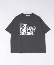 Scrap Book | 【ALL HOURS】6.5OZ FINE COMA STOP WORRYING(Tシャツ/カットソー)