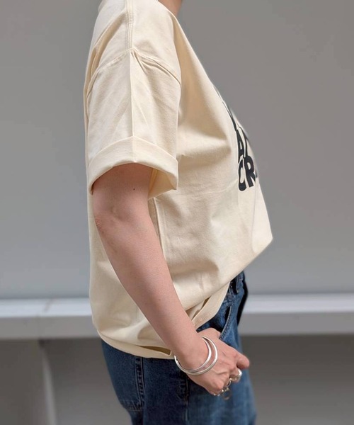 Scrap Book(スクラップブック)の「【ALL HOURS】6.5OZ FINE COMA STOP WORRYING(Tシャツ/カットソー・レディース・ブラウン系その他/グレー系その他/ホワイト系その他・1)」の7枚目の写真