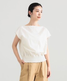 フレンチ シャーリング ブラウス