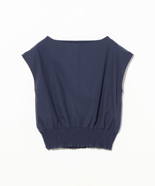 Demi-Luxe BEAMS(デミルクス ビームス)の「フレンチ シャーリング ブラウス(シャツ/ブラウス・レディース・ネイビー/オフホワイト/オレンジ系その他7・ONE SIZE)」の6枚目の写真