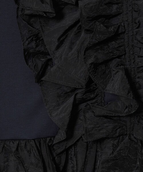 UNITED ARROWS(ユナイテッドアローズ)の「レディー フリル チュール カットソー ‐ウォッシャブル‐(Tシャツ/カットソー・レディース・ホワイト/ブラック/ネイビー・FREE)」の13枚目の写真