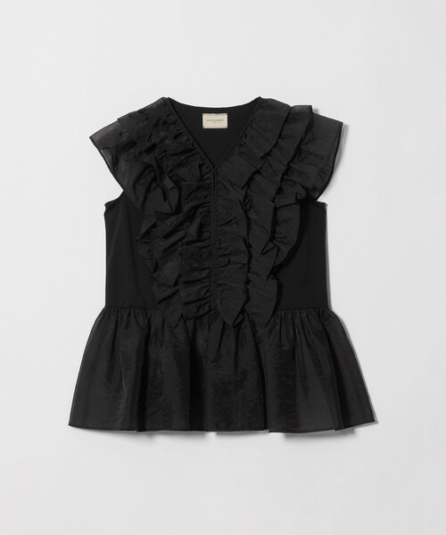 UNITED ARROWS(ユナイテッドアローズ)の「レディー フリル チュール カットソー ‐ウォッシャブル‐(Tシャツ/カットソー・レディース・ホワイト/ブラック/ネイビー・FREE)」の20枚目の写真