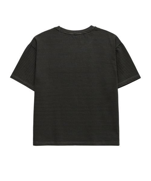 THEN OUR（デンアワー）の「ピグメントストライプクロップ半袖Tシャツ（チャコール）（Tシャツ/カットソー・メンズ・その他・X-LARGE/LARGE/MEDIUM）」の9枚目の写真