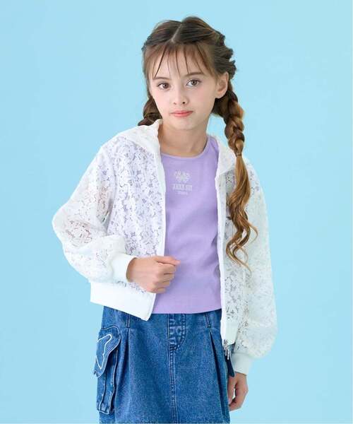 レースパーカ＋Tシャツセット（Tシャツ/カットソー）｜ANNA SUI mini