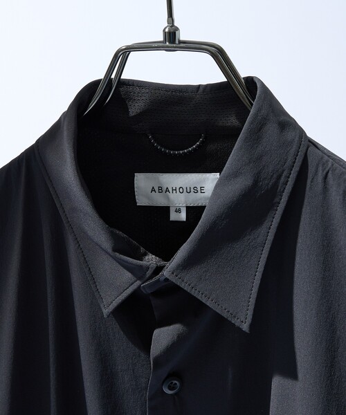 ABAHOUSE(アバハウス)の「【セットアップ対応】CORDURA ユーティリティ シャツジャケット/軽量 ストレッチ(シャツ/ブラウス・メンズ・ブラック/チャコールグレー・48/46)」の4枚目の写真