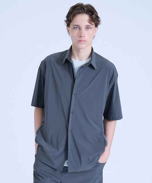 ABAHOUSE(アバハウス)の「【セットアップ対応】CORDURA ユーティリティ シャツジャケット/軽量 ストレッチ(シャツ/ブラウス・メンズ・ブラック/チャコールグレー・48/46)」の20枚目の写真