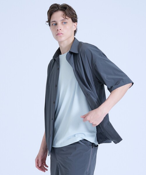ABAHOUSE(アバハウス)の「【セットアップ対応】CORDURA ユーティリティ シャツジャケット/軽量 ストレッチ(シャツ/ブラウス・メンズ・ブラック/チャコールグレー・48/46)」の22枚目の写真