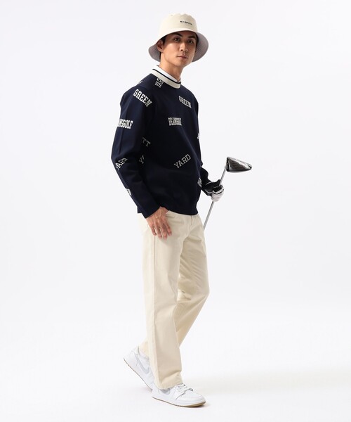 BEAMS GOLF(ビームスゴルフ)の「ORANGE LABEL / アーカイブロゴ 総柄 ニット(ニット/セーター・メンズ・ネイビー/グレー/ワイン・S/M/L/XL)」の13枚目の写真
