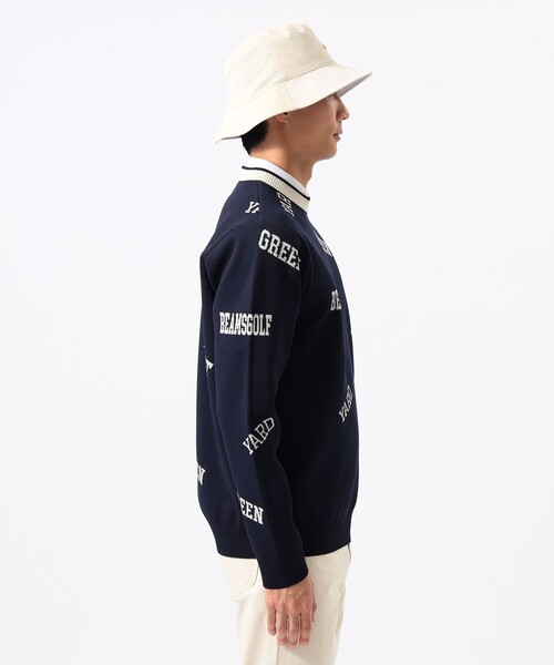 BEAMS GOLF(ビームスゴルフ)の「ORANGE LABEL / アーカイブロゴ 総柄 ニット(ニット/セーター・メンズ・ネイビー/グレー/ワイン・S/M/L/XL)」の18枚目の写真