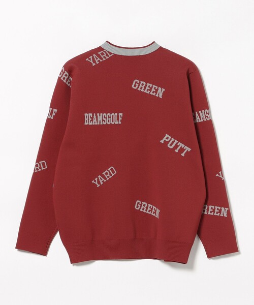 BEAMS GOLF(ビームスゴルフ)の「ORANGE LABEL / アーカイブロゴ 総柄 ニット(ニット/セーター・メンズ・ネイビー/グレー/ワイン・S/M/L/XL)」の22枚目の写真