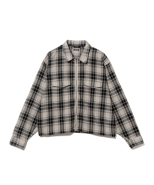 BEAMS(ビームス)の「メッシュ ジップシャツ(シャツ/ブラウス・メンズ・ネイビー/アイボリー・X-LARGE/LARGE/MEDIUM/SMALL)」の3枚目の写真