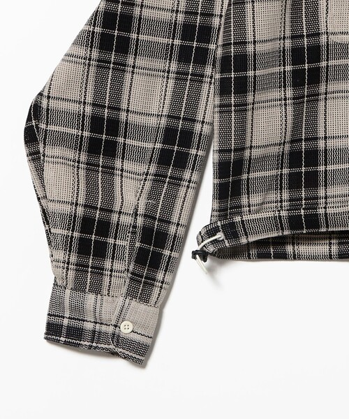 BEAMS(ビームス)の「メッシュ ジップシャツ(シャツ/ブラウス・メンズ・ネイビー/アイボリー・X-LARGE/LARGE/MEDIUM/SMALL)」の5枚目の写真