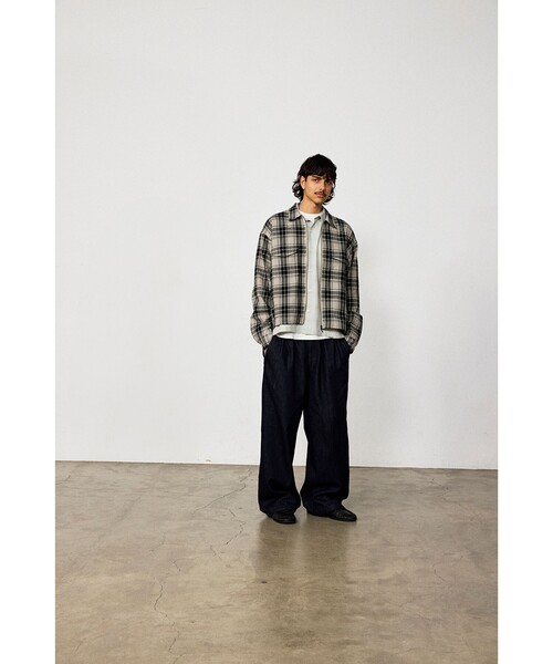 BEAMS(ビームス)の「メッシュ ジップシャツ(シャツ/ブラウス・メンズ・ネイビー/アイボリー・X-LARGE/LARGE/MEDIUM/SMALL)」の10枚目の写真