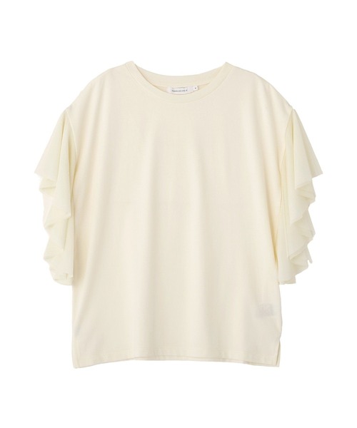 AMERICAN HOLIC(アメリカンホリック)の「【WEB限定】袖チュールサイドスリットプルオーバー(その他トップス・レディース・アイボリー/ネイビー/ブラック・L/M)」の14枚目の写真
