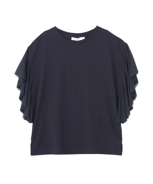 AMERICAN HOLIC(アメリカンホリック)の「【WEB限定】袖チュールサイドスリットプルオーバー(その他トップス・レディース・アイボリー/ネイビー/ブラック・L/M)」の16枚目の写真