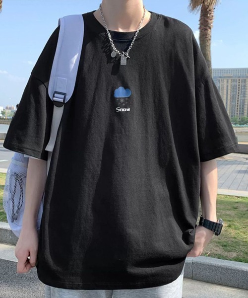 KELVIN（ケルヴァン）の「Weather Icon Tee ウェザーアイコンTシャツ（Tシャツ/カットソー・メンズ・ホワイト/ブラック・MEDIUM/LARGE）」の3枚目の写真