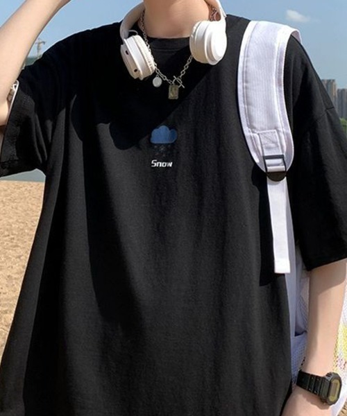 KELVIN（ケルヴァン）の「Weather Icon Tee ウェザーアイコンTシャツ（Tシャツ/カットソー・メンズ・ホワイト/ブラック・MEDIUM/LARGE）」の5枚目の写真
