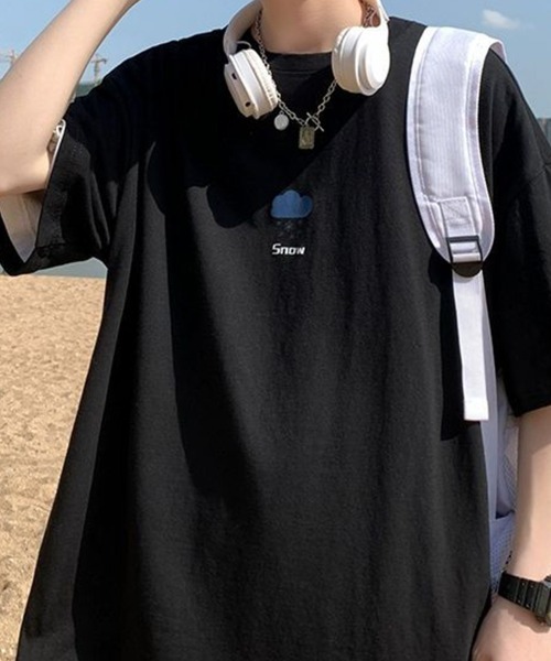 KELVIN（ケルヴァン）の「Weather Icon Tee ウェザーアイコンTシャツ（Tシャツ/カットソー・メンズ・ホワイト/ブラック・MEDIUM/LARGE）」の6枚目の写真