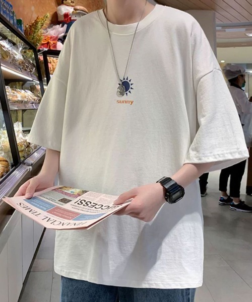 KELVIN（ケルヴァン）の「Weather Icon Tee ウェザーアイコンTシャツ（Tシャツ/カットソー・メンズ・ホワイト/ブラック・MEDIUM/LARGE）」の9枚目の写真
