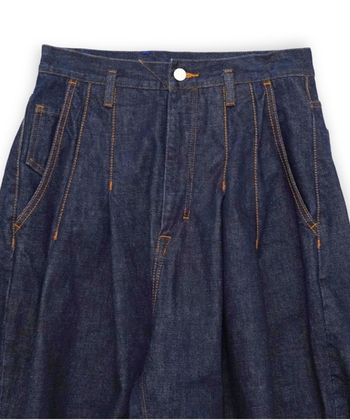 SHINYAKOZUKA(シンヤコヅカ)の「【SHINYAKOZUKA】 ORDINARY CITY BAGGY(デニムパンツ・メンズ・インディゴブルー・X-SMALL/SMALL)」の2枚目の写真