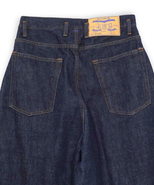 SHINYAKOZUKA(シンヤコヅカ)の「【SHINYAKOZUKA】 ORDINARY CITY BAGGY(デニムパンツ・メンズ・インディゴブルー・X-SMALL/SMALL)」の5枚目の写真