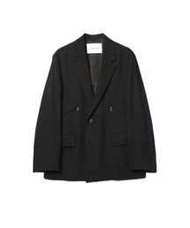 CULLNI | Double Satin Slanted Zip Pocket Tailored Jacket(テーラードジャケット)