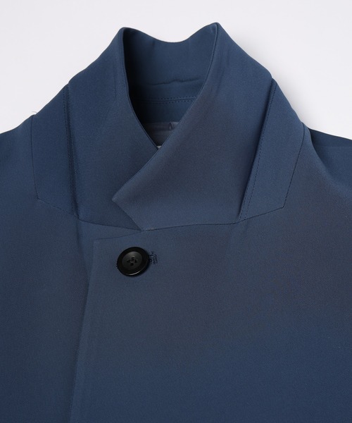 CULLNI(クルニ)の「Double Satin Slanted Zip Pocket Tailored Jacket(テーラードジャケット・メンズ・ブラック/ブルー/グリーン/アッシュブラウン・0/2/1)」の9枚目の写真