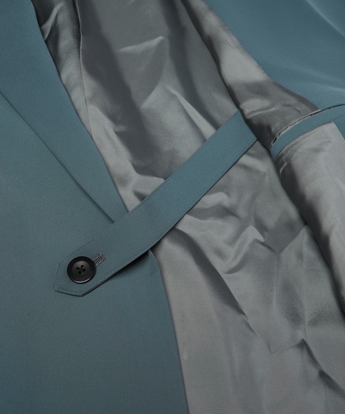 CULLNI(クルニ)の「Double Satin Slanted Zip Pocket Tailored Jacket(テーラードジャケット・メンズ・ブラック/ブルー/グリーン/アッシュブラウン・0/2/1)」の20枚目の写真