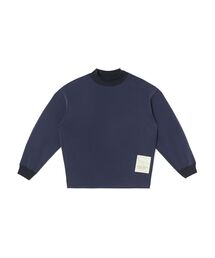 MOCK NECK LONG SLEEVE T-SHIRT