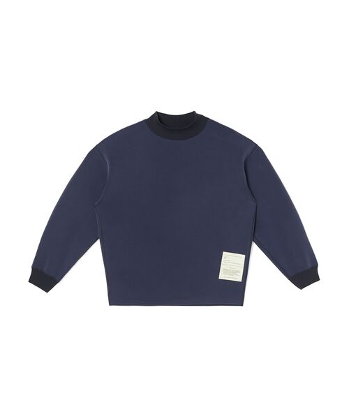 N.HOOLYWOOD TEST PRODUCT EXCHANGE SERVICE(N.ハリウッド テストプロダクト エクスチェンジサービス)の「MOCK NECK LONG SLEEVE T-SHIRT(Tシャツ/カットソー・メンズ・ブラック/ネイビー/チャコール・38/40/36)」の1枚目の写真