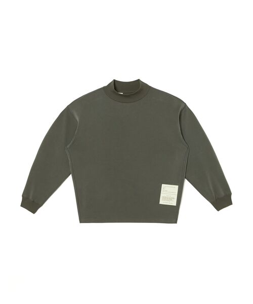 N.HOOLYWOOD TEST PRODUCT EXCHANGE SERVICE(N.ハリウッド テストプロダクト エクスチェンジサービス)の「MOCK NECK LONG SLEEVE T-SHIRT(Tシャツ/カットソー・メンズ・ブラック/ネイビー/チャコール・38/40/36)」の3枚目の写真