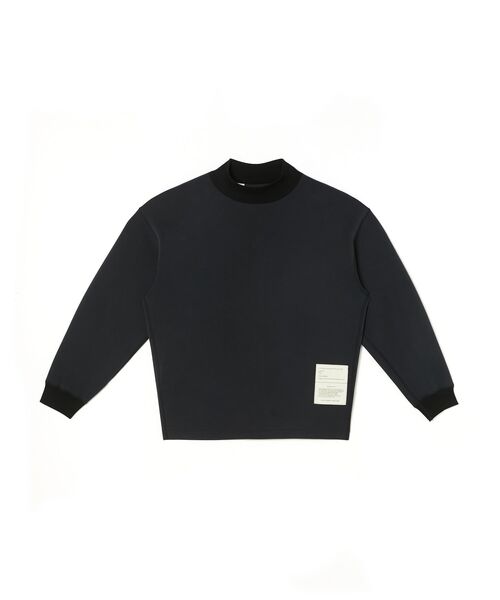 N.HOOLYWOOD TEST PRODUCT EXCHANGE SERVICE(N.ハリウッド テストプロダクト エクスチェンジサービス)の「MOCK NECK LONG SLEEVE T-SHIRT(Tシャツ/カットソー・メンズ・ブラック/ネイビー/チャコール・38/40/36)」の2枚目の写真