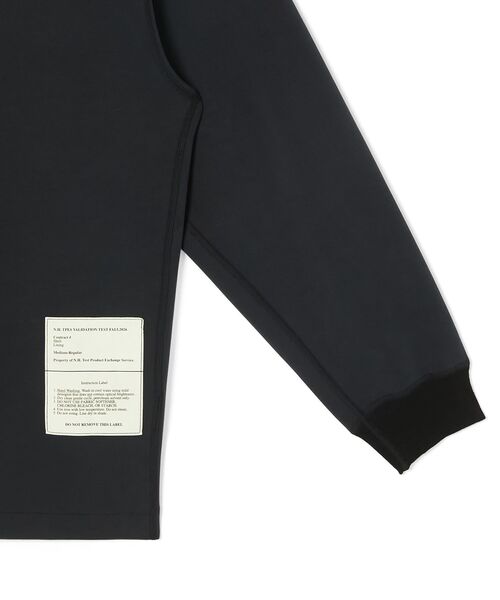 N.HOOLYWOOD TEST PRODUCT EXCHANGE SERVICE(N.ハリウッド テストプロダクト エクスチェンジサービス)の「MOCK NECK LONG SLEEVE T-SHIRT(Tシャツ/カットソー・メンズ・ブラック/ネイビー/チャコール・38/40/36)」の5枚目の写真
