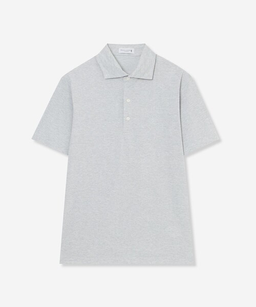MACKINTOSH LONDON(マッキントッシュ ロンドン)の「【WEB・一部店舗限定】コットンCOOLMAX鹿の子ポロシャツ(ポロシャツ・メンズ・ダークネイビー/グリーン系その他3/ライトブルー/ホワイト系その他・L/XL/M)」の1枚目の写真