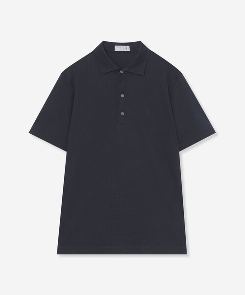 MACKINTOSH LONDON(マッキントッシュ ロンドン)の「【WEB・一部店舗限定】コットンCOOLMAX鹿の子ポロシャツ(ポロシャツ・メンズ・ダークネイビー/グリーン系その他3/ライトブルー/ホワイト系その他・L/XL/M)」の4枚目の写真