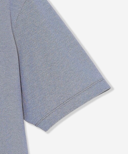 MACKINTOSH LONDON(マッキントッシュ ロンドン)の「【WEB・一部店舗限定】コットンCOOLMAX鹿の子ポロシャツ(ポロシャツ・メンズ・ダークネイビー/グリーン系その他3/ライトブルー/ホワイト系その他・L/XL/M)」の7枚目の写真