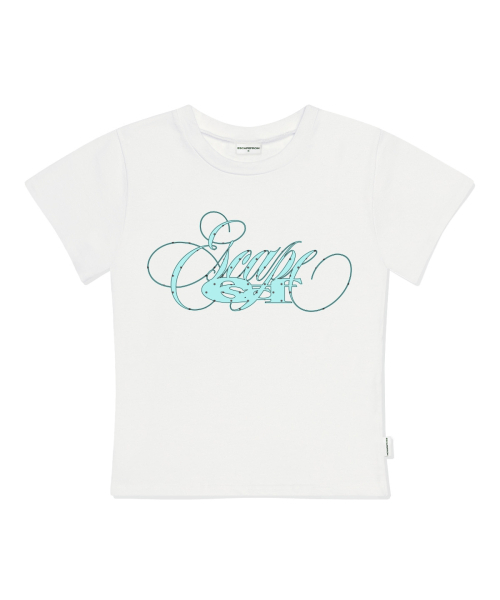 ESCAPEFROM(エスケープフロム)の「ドットラインエスケープレタリングプリントスリムフィット半袖Tシャツブラック(Tシャツ/カットソー・レディース・その他・LARGE/MEDIUM)」の5枚目の写真