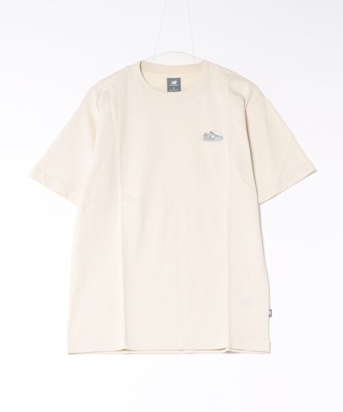 NEW BALANCE(ニューバランス)の「《New Balance》MT61U0EL(Tシャツ/カットソー・メンズ・ベージュ系その他/ブラック・M/L/XL/2XL)」の2枚目の写真