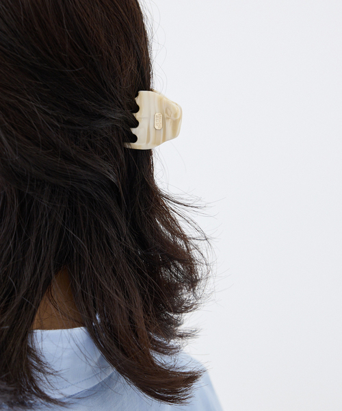 Scrunchie is Back（スクランチーイズバック）の「Scrunchie is back/スクランチーイズバック ヘアクリップ CLIP 3.5CM（バレッタ/ヘアクリップ・レディース・アイボリー/カーキ/ボルドー・FREE）」の5枚目の写真