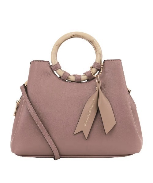 Qu'est-ce Que Le “Design”?（ケスクルデザイン）の「【Qu’est-ce Que Le “Design”?/ケスクルデザイン】 リングハンドル 2wayハンドバッグ（ハンドバッグ・レディース・グレー/グリーン系その他/ブラック/グレイッシュベージュ/ピンク系その他・FREE）」の5枚目の写真