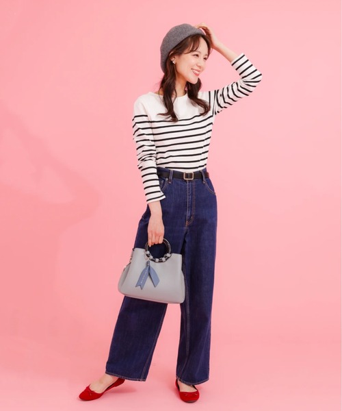 Qu'est-ce Que Le “Design”?（ケスクルデザイン）の「【Qu’est-ce Que Le “Design”?/ケスクルデザイン】 リングハンドル 2wayハンドバッグ（ハンドバッグ・レディース・グレー/グリーン系その他/ブラック/グレイッシュベージュ/ピンク系その他・FREE）」の8枚目の写真