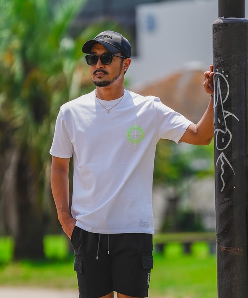 adamsJUGGLER(アダムスジャグラー)の「RTEGネオンホーリーサークルティー(Tシャツ/カットソー・メンズ・ホワイト/ブラック・S/L/M/XL/XXL)」の18枚目の写真