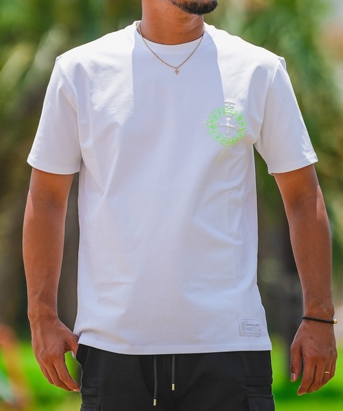 adamsJUGGLER(アダムスジャグラー)の「RTEGネオンホーリーサークルティー(Tシャツ/カットソー・メンズ・ホワイト/ブラック・S/L/M/XL/XXL)」の21枚目の写真