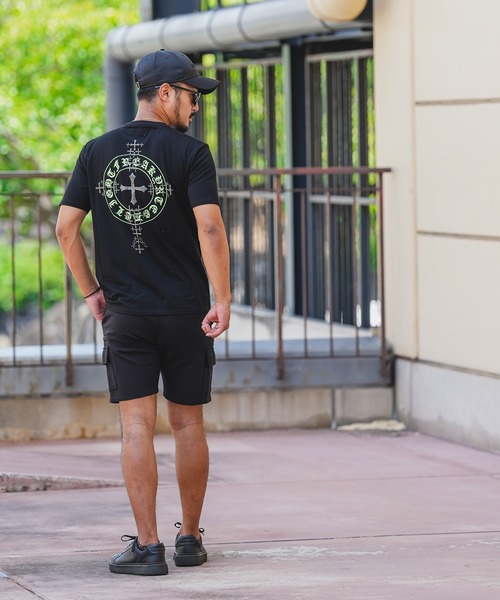 adamsJUGGLER(アダムスジャグラー)の「RTEGネオンホーリーサークルティー(Tシャツ/カットソー・メンズ・ホワイト/ブラック・S/L/M/XL/XXL)」の14枚目の写真